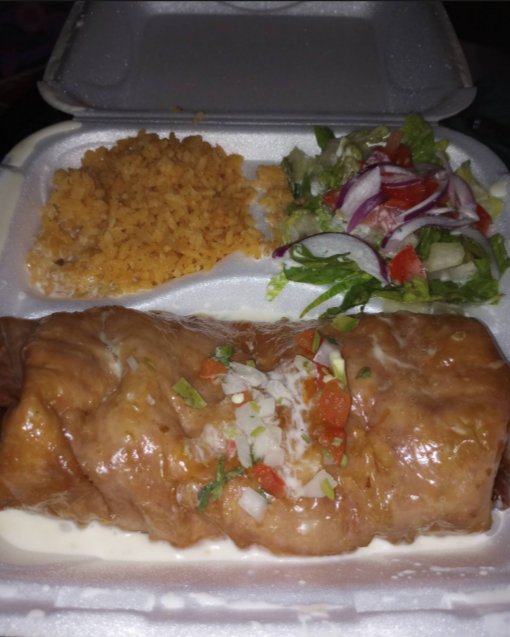 Shrimp Chimichanga